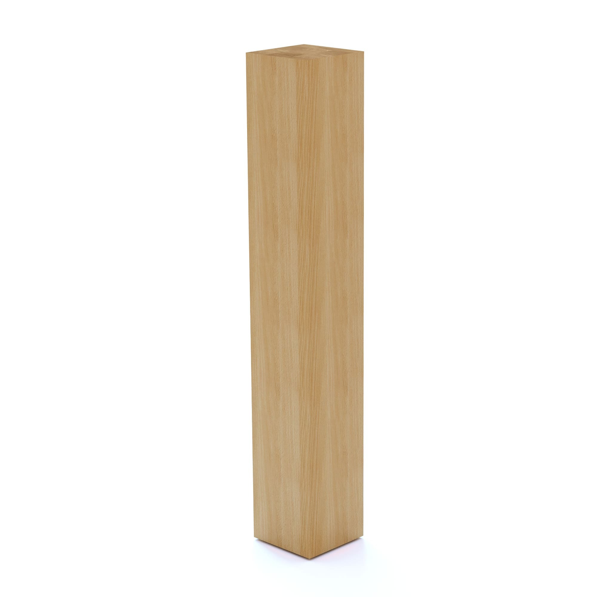 Table Leg Solid Beech Wood Square